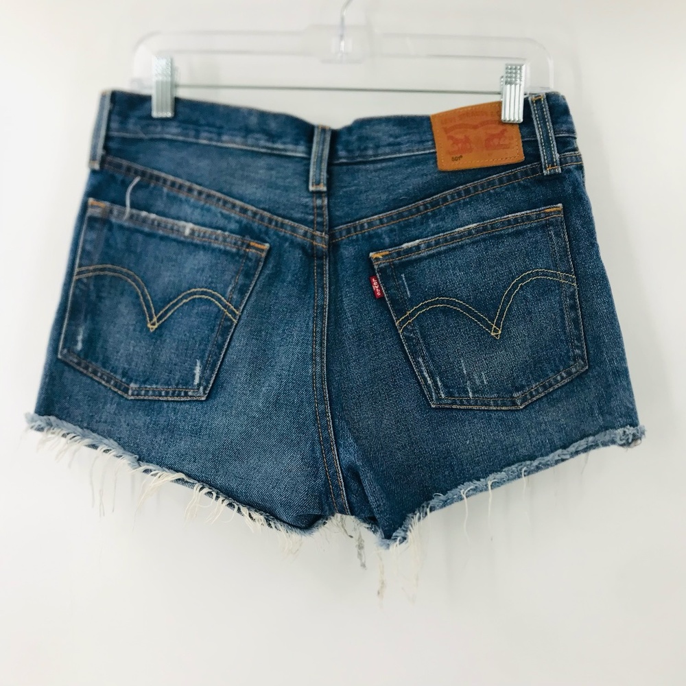 Levi's Women's 501 Mid Rise Denim Jeans Size 28 - Picture 9 of 9
